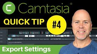 Best Camtasia Export Settings for Youtube Videos