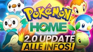 ES IST DA! ALLE INFOS zum Pokemon Home 2.0 Update! - GEHEIMGESCHENKE, Strahlender Diamant & Legends!