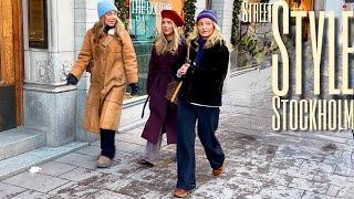 -1°C in Stockholm ️| Northern European Street Style | Scandinavian Winter Fashion Trends 2024/2025