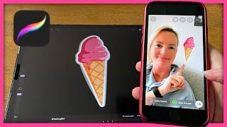 Eigene, animierte Instagram Story Sticker mit Procreate erstellen (Tutorial)