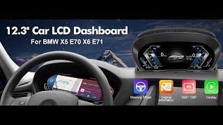 Upgrade your Car | 12.3‘’ BMW Car LCD Dashboard | Support Carplay