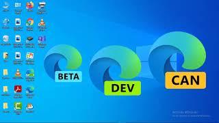 The three new versions of Edge!! The edge Beta, Developer and Canary!!