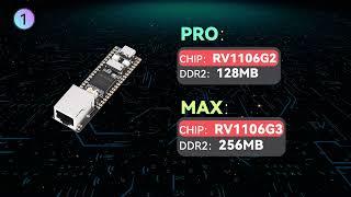 Pico Pro RV1106 Linux Micro Development Board, Integrate ARM Cortex-A7/RISC-V MCU/NPU/ISP Processor