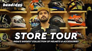 India's biggest collection of helmets & accessories | Bandidos PITSTOP store tour