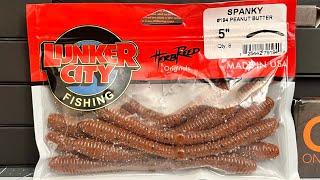 IN THE TANK!! The Lunker City Fishing “SPANKY”…one sweet wacky worm by Herb Reed!