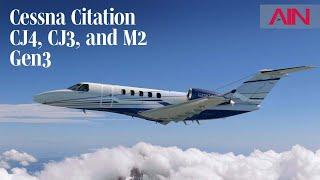 Textron Cessna Citation CJ4, CJ3, and M2 Jets Updated to Gen3 with Garmin Autoland – AIN