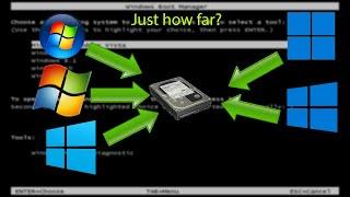 How far can you multi-boot Windows?