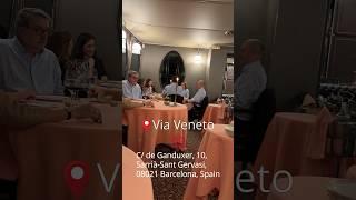 Legendary Michelin Star Restaurant Open 50+ Years in Barcelona - Via Veneto