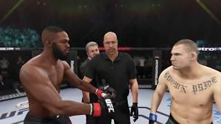 Jon Jones vs. Cain Velasquez (EA Sports UFC 3) - CPU vs. CPU - Crazy UFC 