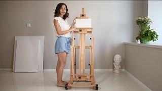 MEEDEN Versatile Studio H-Frame Easel-Holds Canvas Art up to 77"!