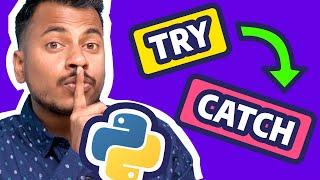 Python Exception Handling (Use Try..Except to Catch Errors!) #25