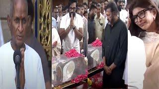 Ilaiyaraaja and Manchu Family Pays Tribute to ETV Founder Ramoji Rao | TV5 News