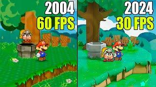 GameCube vs. Nintendo Switch | Paper Mario The Thousand Year Door Technical Review & FPS Test
