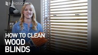 How to Clean and Dust Wood Blinds Without Damaging Them