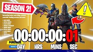 FORTNITE CHAPTER 1 SEASON 2 COUNTDOWN LIVE  24/7 & Fortnite Event!