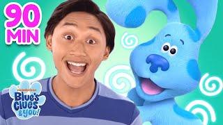 BEST Games & Skidoos with Josh & Blue!  | 90 Min. Compilation | Blue's Clues & You!