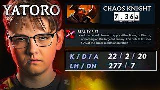 Yatoro 's CHAOS KNIGHT is way TOO STRONG this 7.36 PATCH