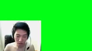 Angry Korean gamer green screen ( for exe )
