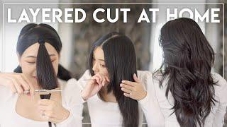 HOW I CUT MY OWN HAIR AT HOME (Easiest Long Layers) ️