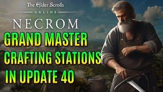 ️Grand Master Crafting Station Coming In Update 40 | Elder Scrolls Online