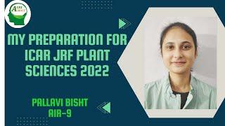 My preparation strategy for ICAR JRF Plant Sciences exam-2022: All India Rank-09 (General)