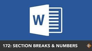 Resetting Word Page Numbers with Section Breaks | Everyday Office 062