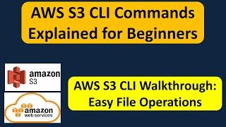 AWS S3 CLI Commands Explained for Beginners | AWS S3 CLI Walkthrough: Easy File Operations