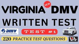 Virginia DMV Written Test 2024 | virginia dmv permit test |  | dmv learners permit test #virginia