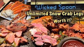 Unlimited CRAB LEGS at the Wicked Spoon Buffet!