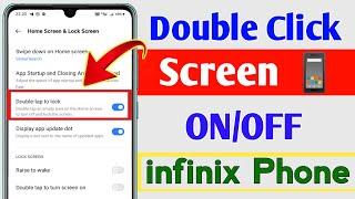 Infinix Double Tap Screen On & OFF Settings, Infinix Phone Double Tap Se On OFF Kare 2024