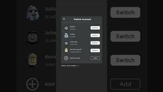 Switch between your #Roblox alts with the new Account Switcher, coming soon! 