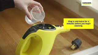 Karcher SC1 Hand Held Steam Cleaner - How To Fill The Water Tank