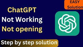 4 Ways to Fix ChatGPT not working not opening on laptop/pc || ChatGPT Loading problem
