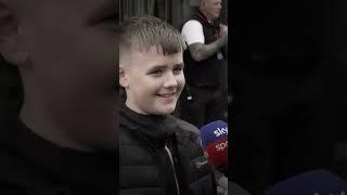 Called it!   This young Newcastle fan got his PSG prediction spot on! 