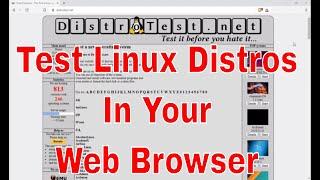 Test Linux Distros In Your Web Browser With Distrotest net (Overview & Tutorial)