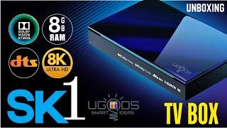 8K TV Box with 128GB+8GB RAM  |  UGOOS SK1 2024  |  Dolby Vision Atmos HDR10+  |  UNBOXING REVIEW