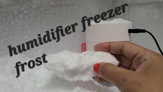 humidifier freezer frost