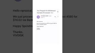 Vivdisk payment proofs | Vivdisk trusted or fraud #short #vivdisk #payment #proof