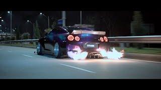 Flame Throwing Stance R35 GTR | 4K