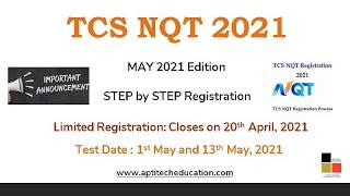 TCS NQT 2021 | May Edition | Step by Step Registration | Exam Pattern