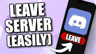 How to Leave a Discord Server on Mobile (IOS/ANDROID)