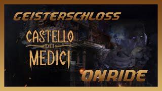 Europa-Park: Geisterschloss, "Castello dei Medici" - Full Experience (Wartebereich & Onride)