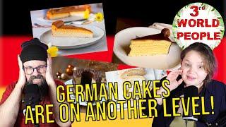 3rd WORLD PEOPLE REACT: 27 MUST EAT GERMAN CAKES | GERMANY REACTION