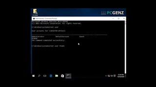 Create User Account Password Using CMD