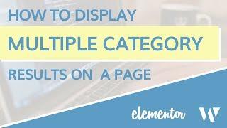 How to Display Multiple Category Results on a Page [Request Parameters Tutorial]