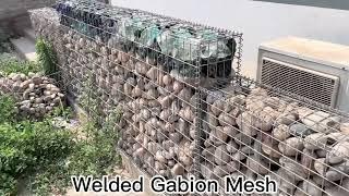 YESON Garden Store Fence---Gabion stone fence for your garden