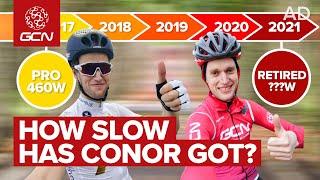 Hero to ?... | How Much Fitness Has Conor Lost Since He Was A Professional Cyclist?