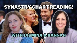 SYNASTRY Chart Reading of Blake Lively & Ryan Reynolds with Jasmina | Hannah's Elsewhere