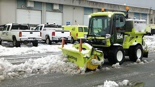 Multihog Tractor with Combi Snow Plough & Brush