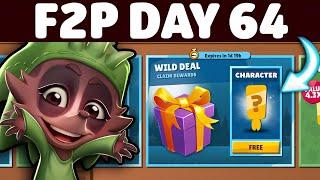 How I got a "Free" Character on Day 64 Of "Free To Play" - Account! (F2P #22)